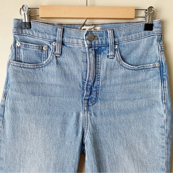 Madewell | Perfect Vintage Jeans High Rise Light Wash Size 26 - Picture 3 of 9